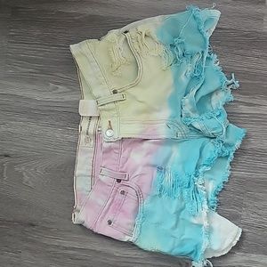 Levis Tie Dye Shorts